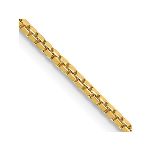 14k 1.30mm Box Chain