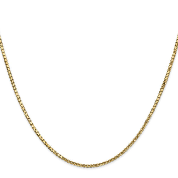 14k 1.5mm Box Chain