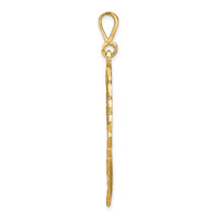 14k Filigree Lions Head Pendant