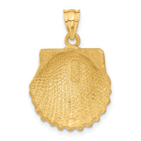 14k d/c Seashell Pendant