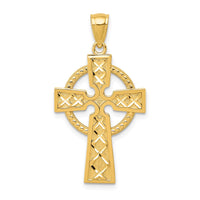 14k Celtic Cross Pendant