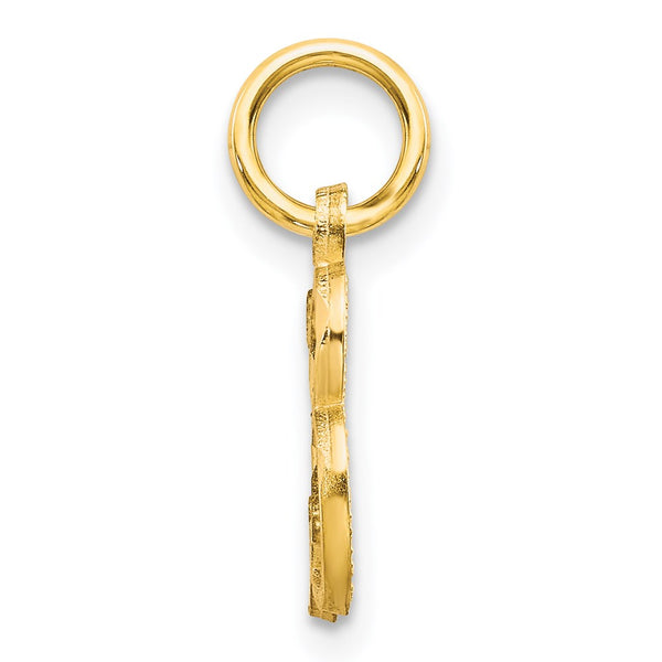 14k Letter B Initial Charm