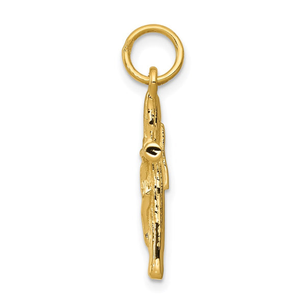 14k Crucifix Charm