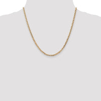 14k 3mm Concave Anchor Chain