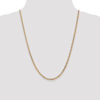 14k 3mm Concave Anchor Chain