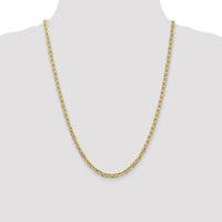 14k 3.75mm Concave Anchor Chain