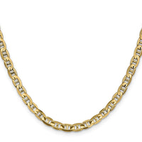 14k 4.5mm Concave Anchor Chain