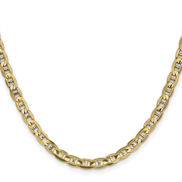 14k 4.5mm Concave Anchor Chain
