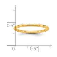 14KY 1.5mm Standard Comfort Fit Band Size 11
