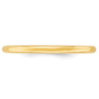 14KY 2mm Standard Comfort Fit Band Size 4