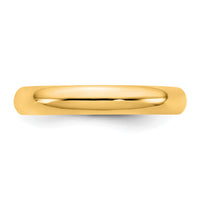 14KY 3.5mm Standard Comfort Fit Band Size 6