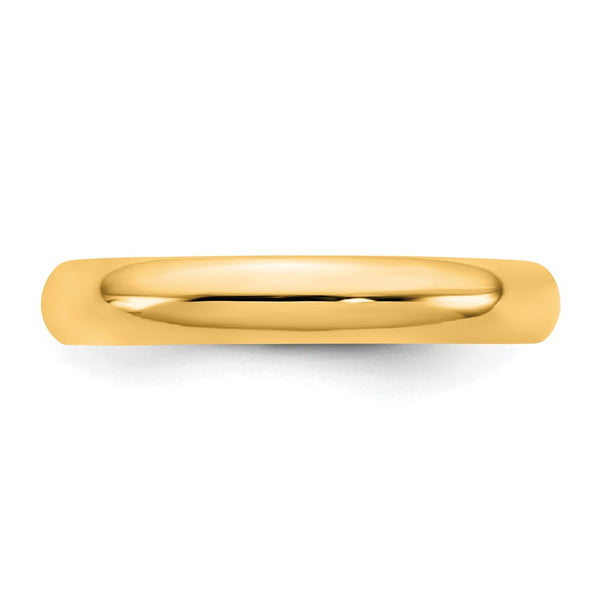 14KY 3.5mm Standard Comfort Fit Band Size 6