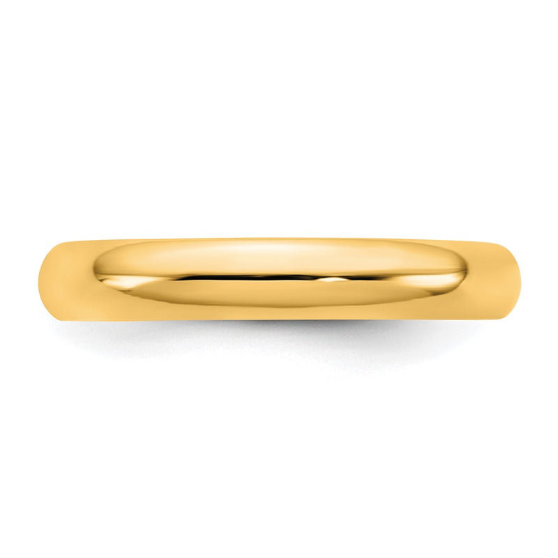 14KY 3.5mm Standard Comfort Fit Band Size 6