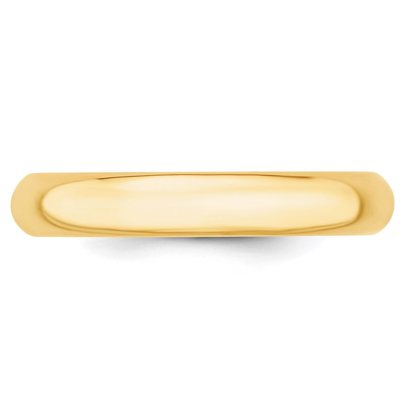 14KY 4mm Standard Comfort Fit Wedding Band Size 7