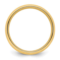 14KY 5mm Standard Comfort Fit Wedding Band Size 7