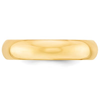 14KY 5mm Standard Comfort Fit Wedding Band Size 12