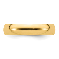 14KY 5mm Standard Comfort Fit Wedding Band Size 11