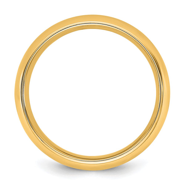 14KY 5.5mm Standard Comfort Fit Band Size 13