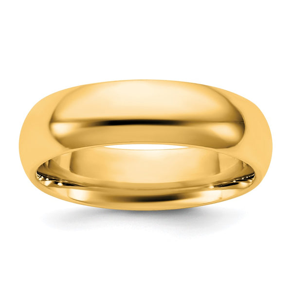 14KY 5.5mm Standard Comfort Fit Band Size 13