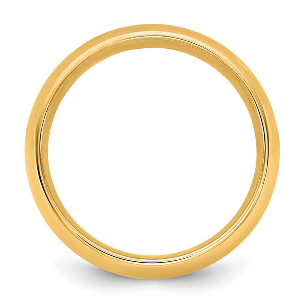 14KY 6.5mm Standard Comfort Fit Band Size 4