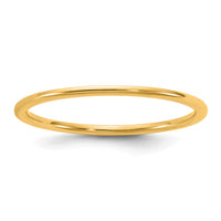 14KY 1mm LTW Comfort Fit Band Size 6