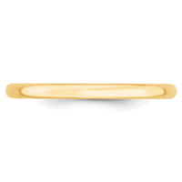 14KY 2mm LTW Comfort Fit Band Size 11