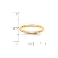14KY 2mm LTW Comfort Fit Band Size 11
