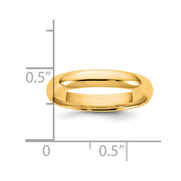 14KY 3.5mm LTW Comfort Fit Band Size 10