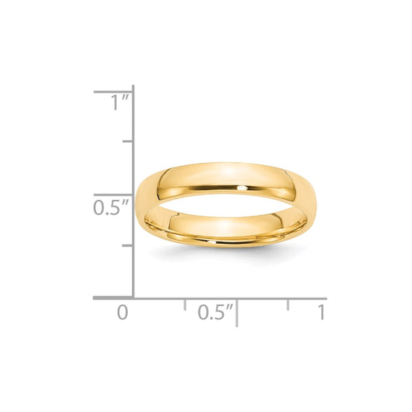 14KY 4mm LTW Comfort Fit Band Size 6