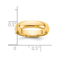 14KY 4.5mm LTW Comfort Fit Band Size 10.5