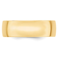 14KY 7mm LTW Comfort Fit Band Size 13.5