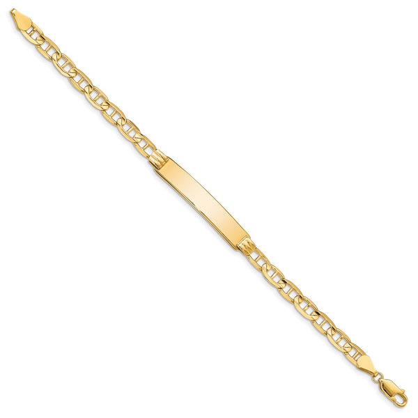 14k Anchor ID Bracelet