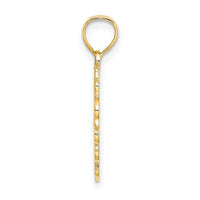 14K MOM in Heart Charm