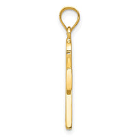 14k Ankh Cross Charm