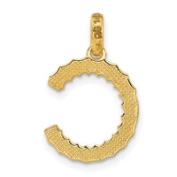 14ky Fancy Twist Letter C