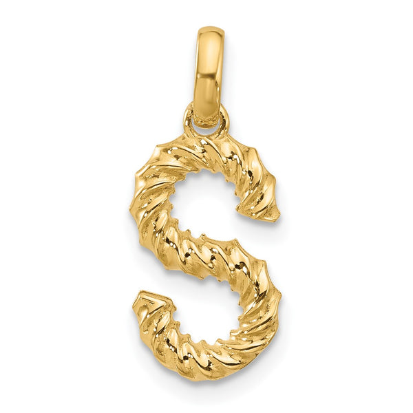 14ky Fancy Twist Letter S