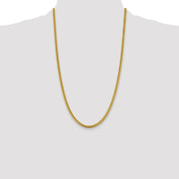 14k 4.25mm Solid Miami Cuban Chain