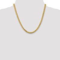 14k 5.5mm Solid Miami Cuban Chain
