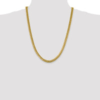 14k 6.25mm Solid Miami Cuban Chain