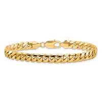14k 6.75mm Solid Miami Cuban Chain