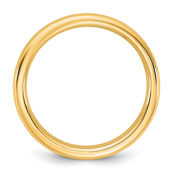 14KY 3.5mm European Comfort Fit Band Size 9.5