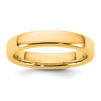 14KY 4mm European Comfort Fit Band Size 4.5