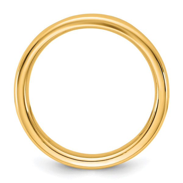 14KY 4.5mm European Comfort Fit Band Size 13