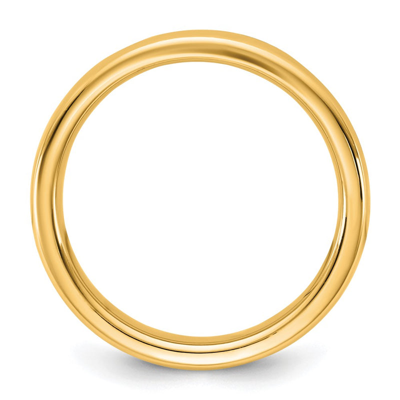 14KY 4.5mm European Comfort Fit Band Size 13