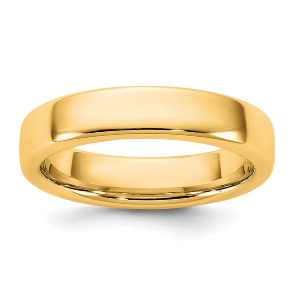 14KY 4.5mm European Comfort Fit Band Size 7.5