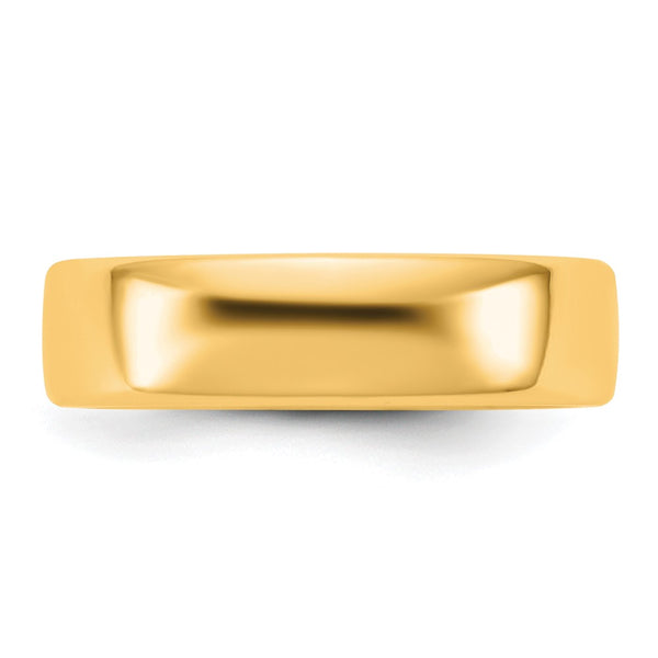 14KY 5.5mm European Comfort Fit Band Size 9.5