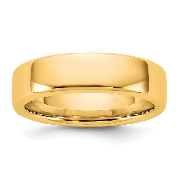 14KY 5.5mm European Comfort Fit Band Size 9.5