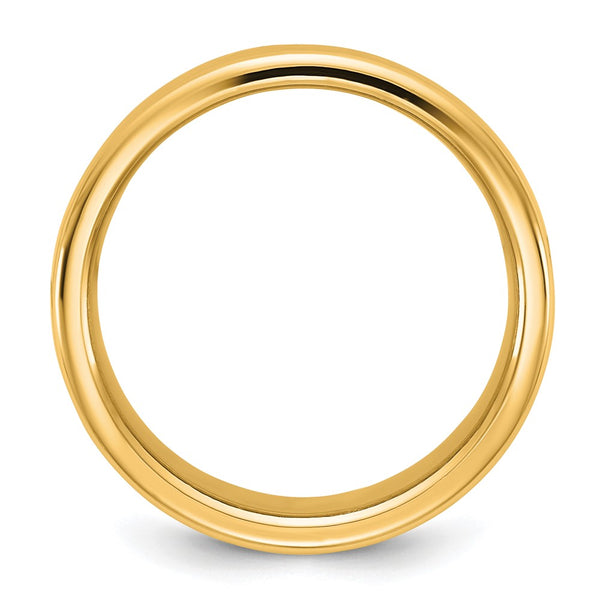 14KY 10mm European Comfort Fit Band Size 5.5