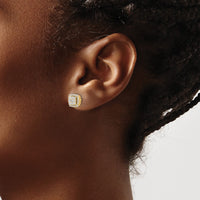 14k Diamond Post Earrings