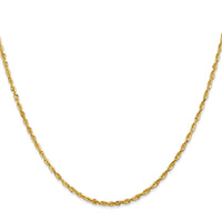 14k 2.0mm Ultra D/C Rope Chain